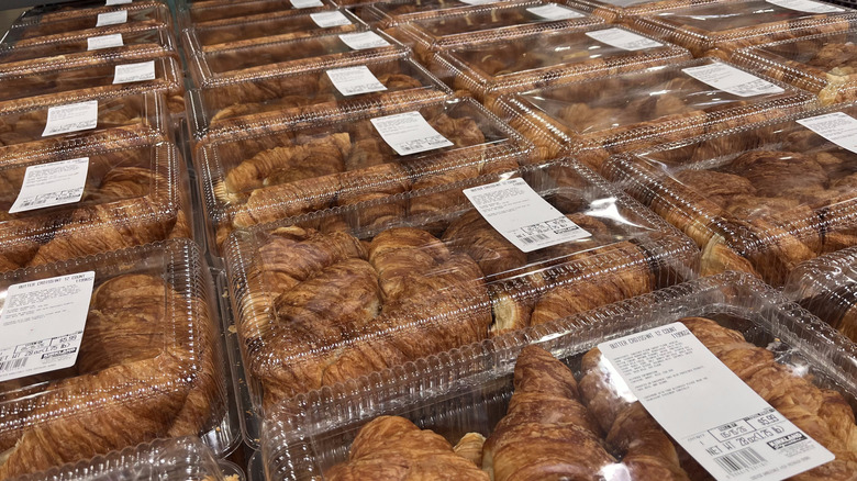 Packages of croissants as Costco