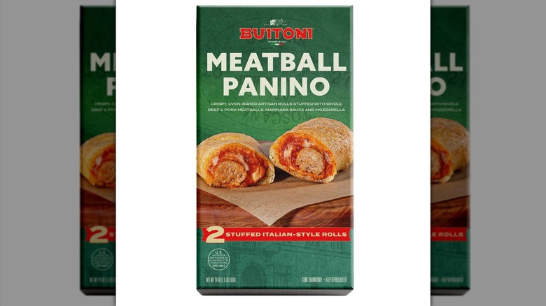 Box of Buitoni Artisan Chef Meatball Panino Stuffed Italian-Style Rolls