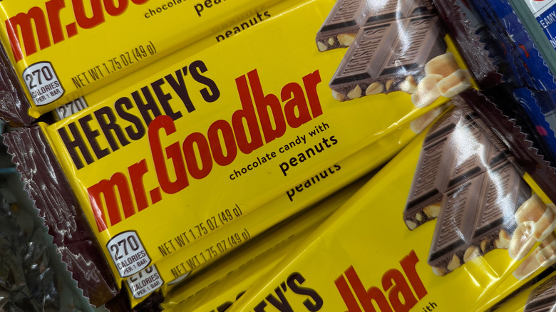 Mr. GoodBar candy on shelf