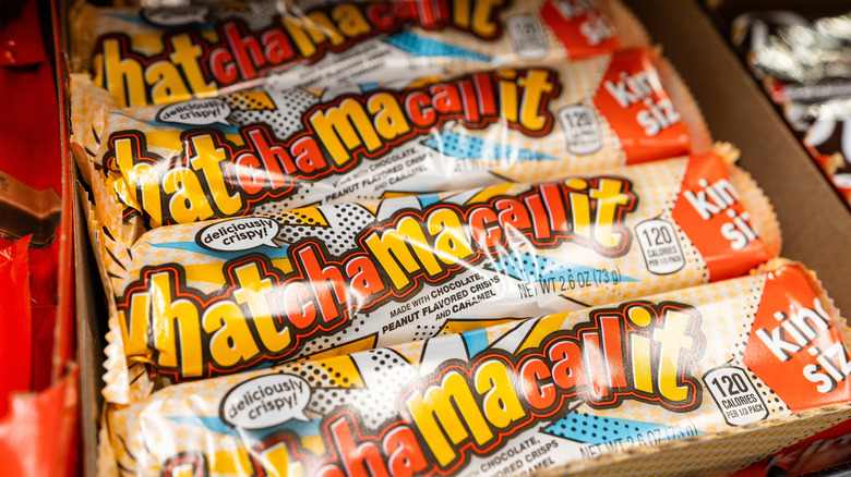 Whatchamacallit candy bars on display