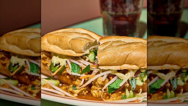 chicken sammie from Little Goat Diner