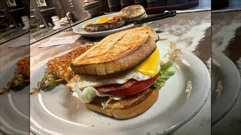 Sandwich from Waveland Cafe