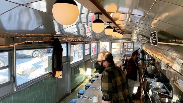 Interior of Palace Diner
