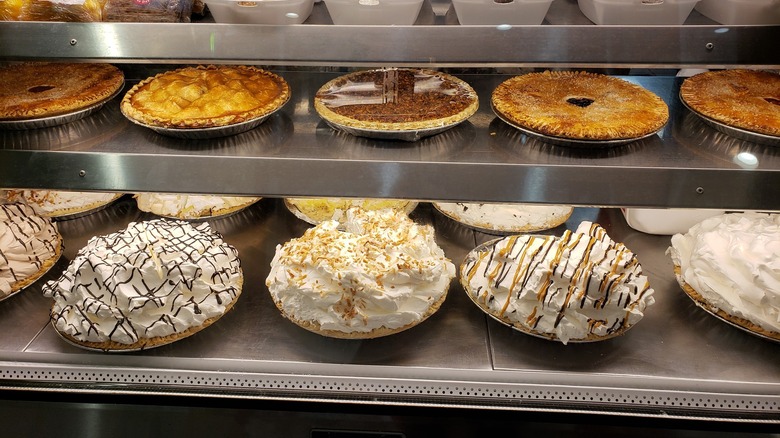 Display of pies