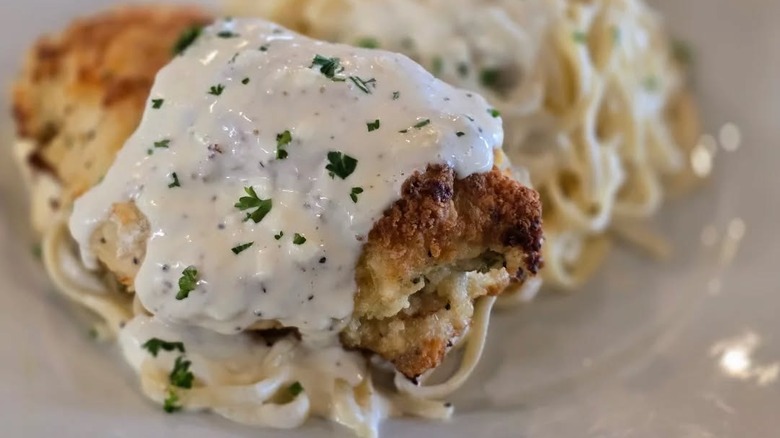 stuffed chicken dinner