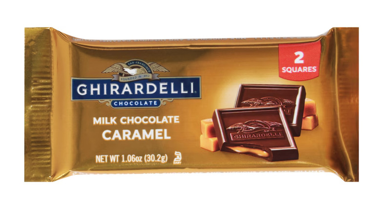 Ghirardelli Milk Chocolate with Caramel Filling from Dollar Tree