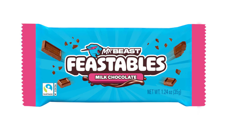 MrBeast Feastables Milk Chocolate Bar from Dollar Tree