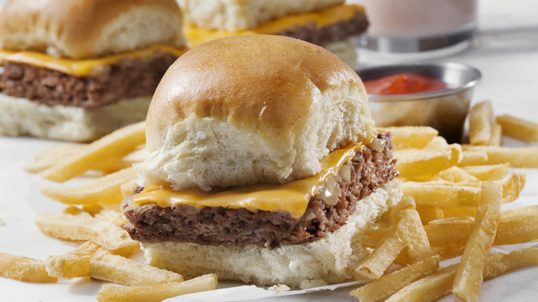 fast food meals with fries