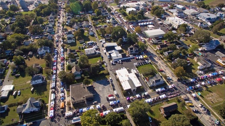 View of the Apple-Scrapple Festival grounds