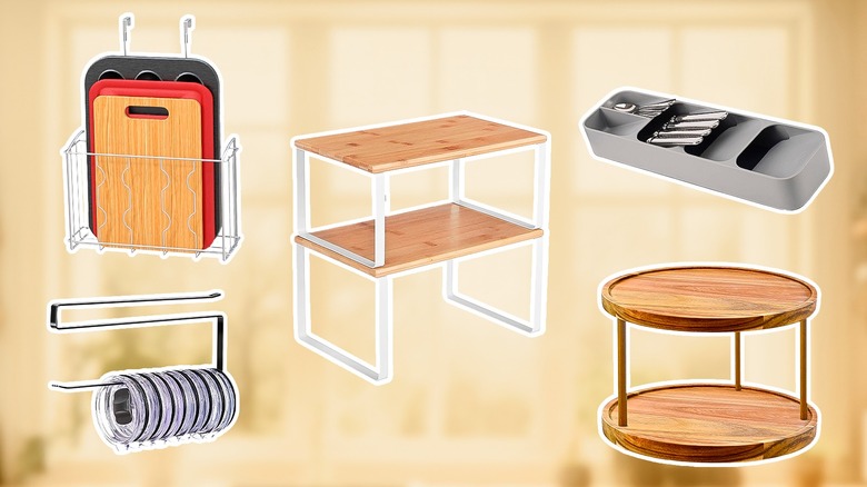 Various kitchen organization products