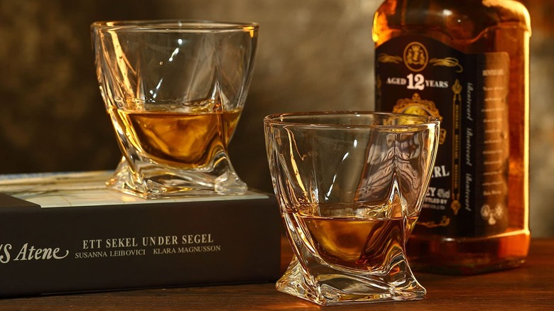 Lorsia whiskey rocks glass