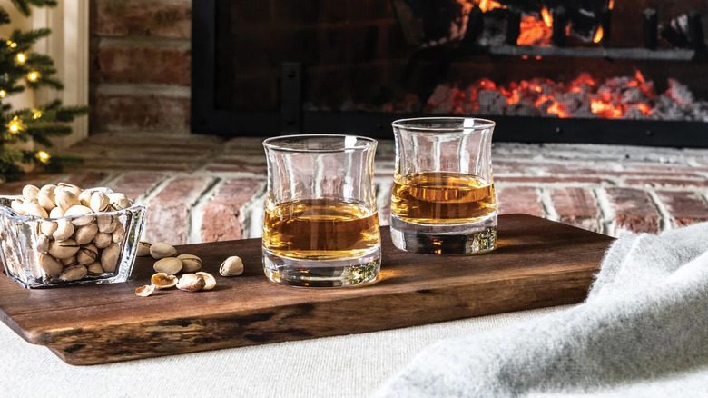 Simon Pearce Shoreham whiskey glass