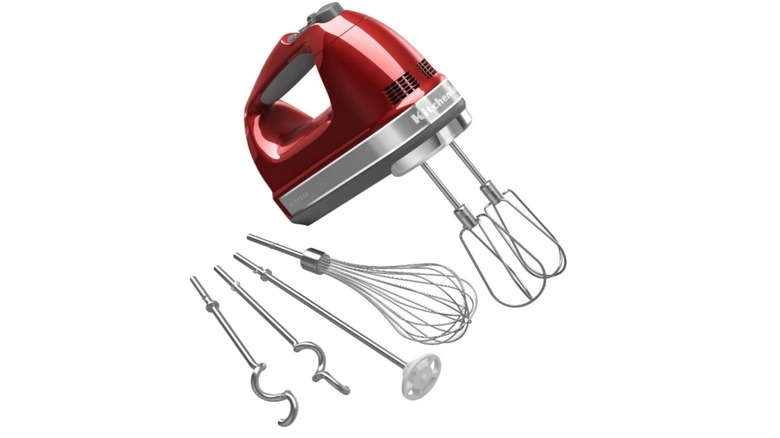 A KitchenAid 9-speed mixer