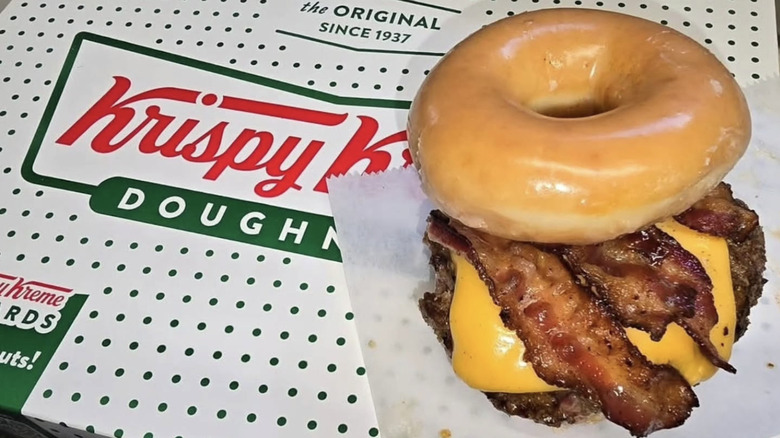 Thee Burger Spot donut sandwich