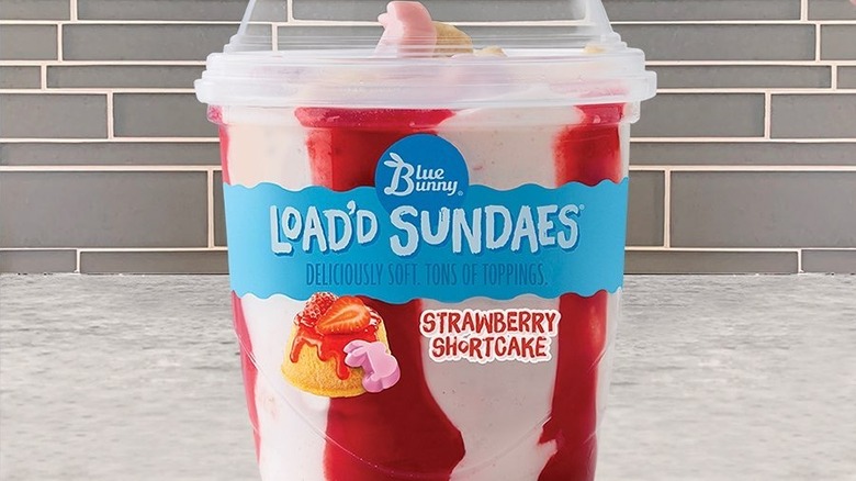 Blue Bunny sundae