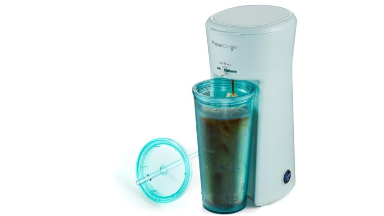 A HyperChiller iced tea and coffee maker