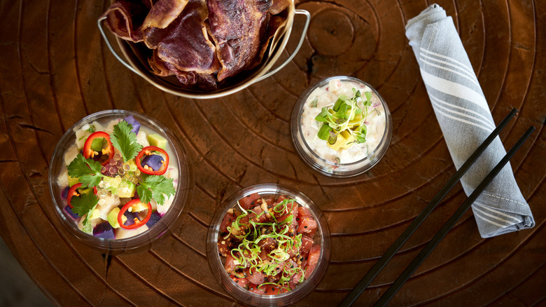 Fish appetizers at The Sandbar Kaanapali