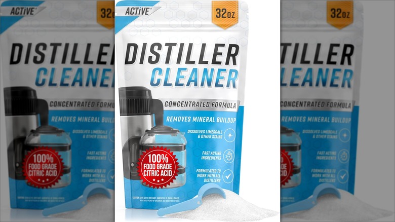 Active Distiller Citric Acid Cleaner on white background