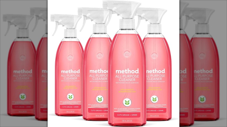 Four bottles of Method All-Purpose Cleaner