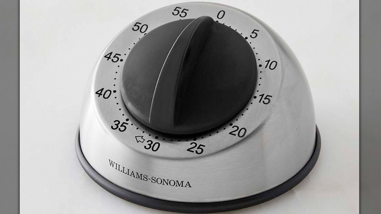 Stainless steel kitchen timer