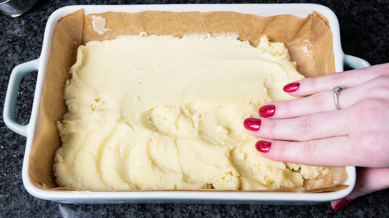 crust in pan