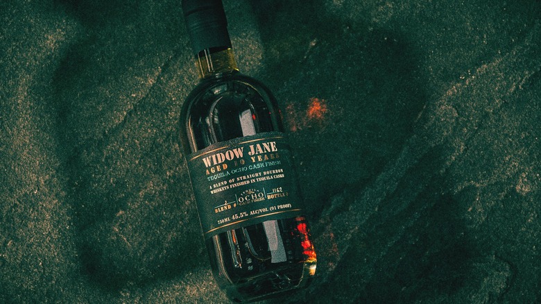 Widow Jane x Tequila Ocho Cask Finish 10 Year Bourbon Whiskey bottle