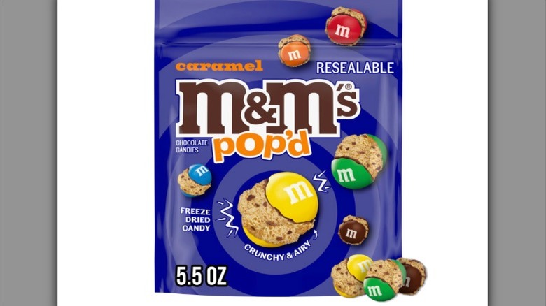 package of M&M's Pop'd Caramel﻿