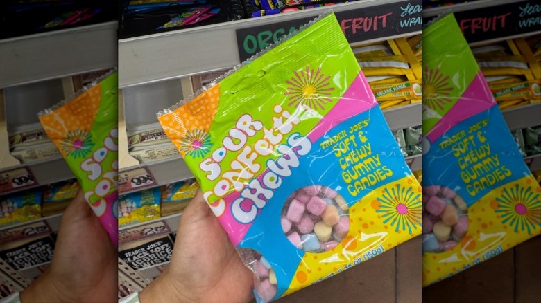 Trader Joe's Sour Confetti Chews package