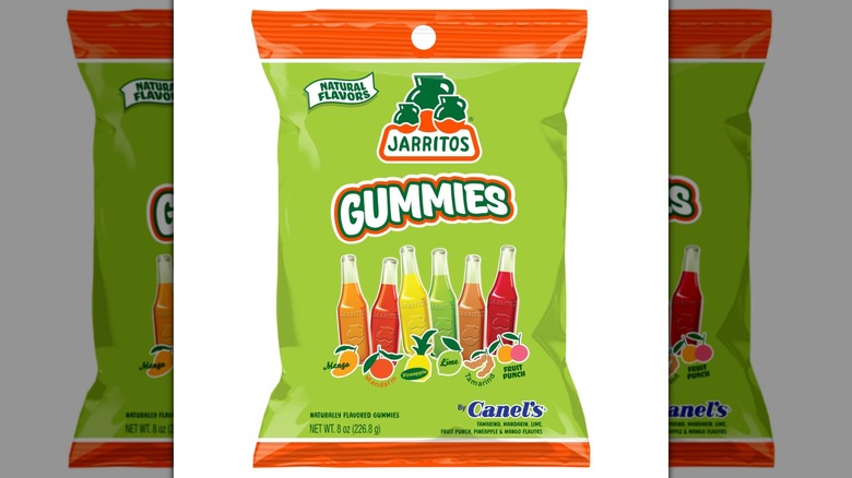 Green bag of Jarritos Gummies candy