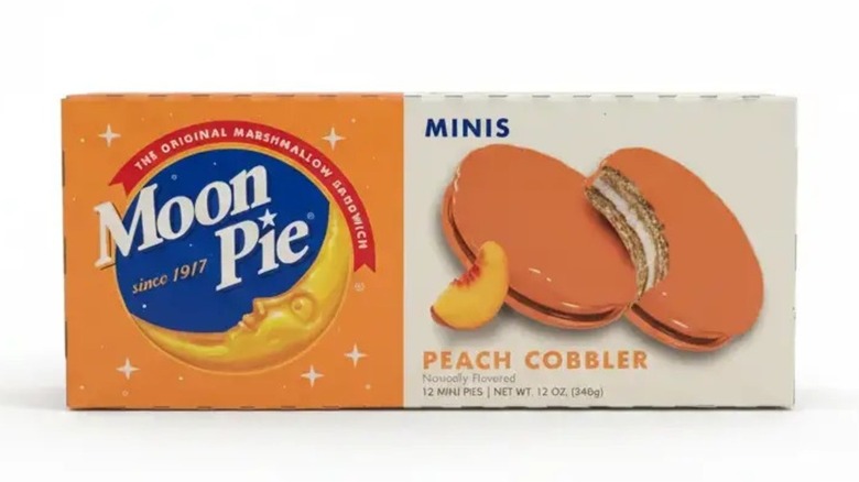Box of Peach Cobbler Mini MoonPies