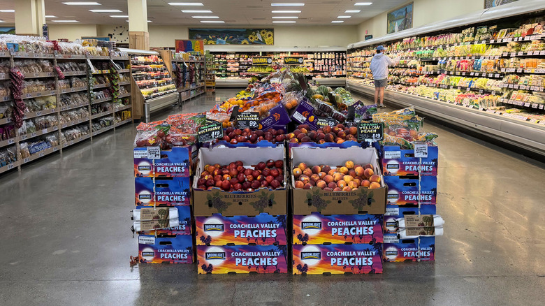produce section of Trader Joe's