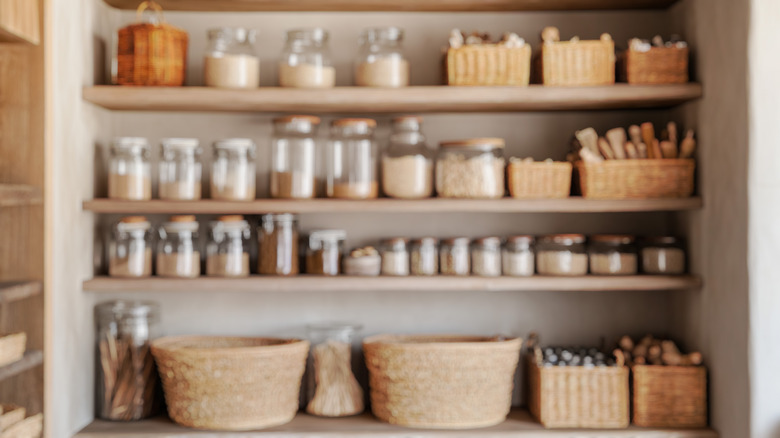 An organzied pantry