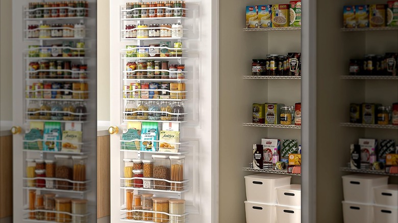 A Moforoco over the door pantry organizer