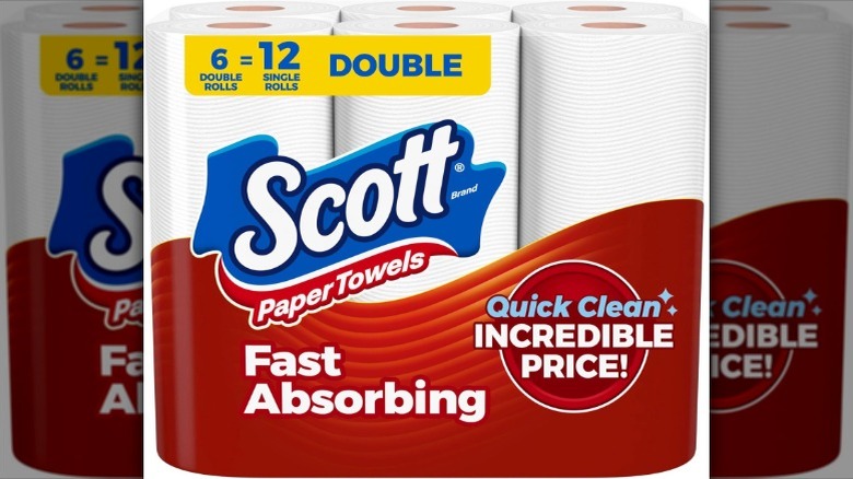 Pack of Scott Choose-a-Sheet paper towels