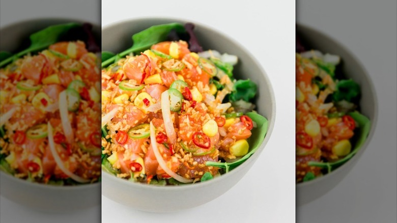 salmon poke bowl