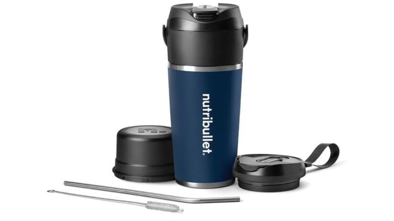 A Nutribullet flip portable blender
