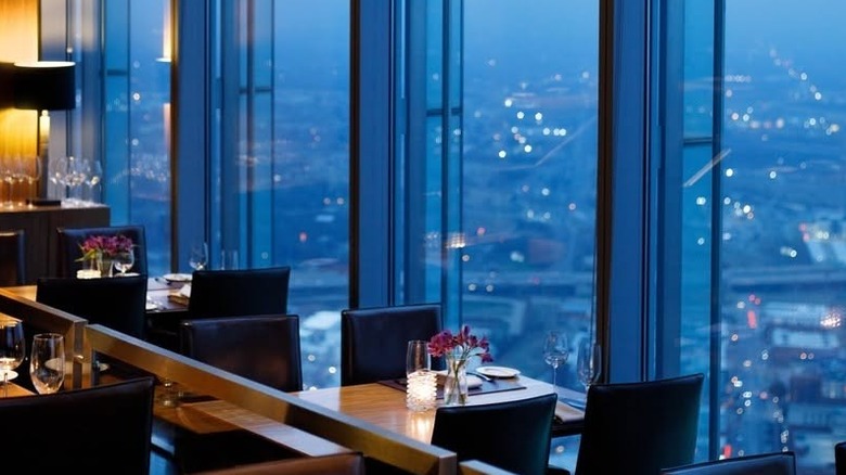 Tables and view from Vast in Oklahoma City