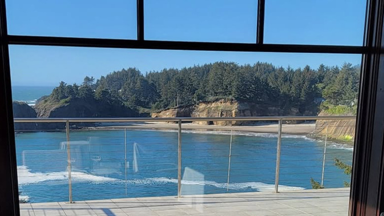 View from the dining room at Restaurant Beck