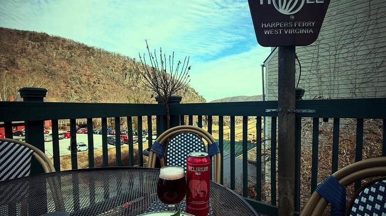 View from the terrace at The Rabbit Hole
