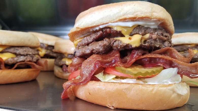 Champ Burger with double meat