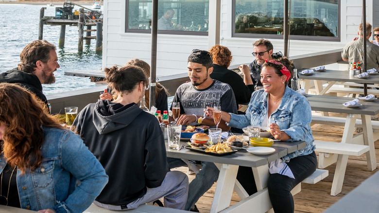 Tony's Seafood Restaurant outdoor dining