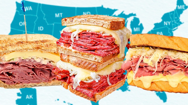 Reuben sandwiches