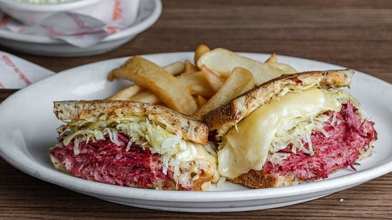 Reuben with fries