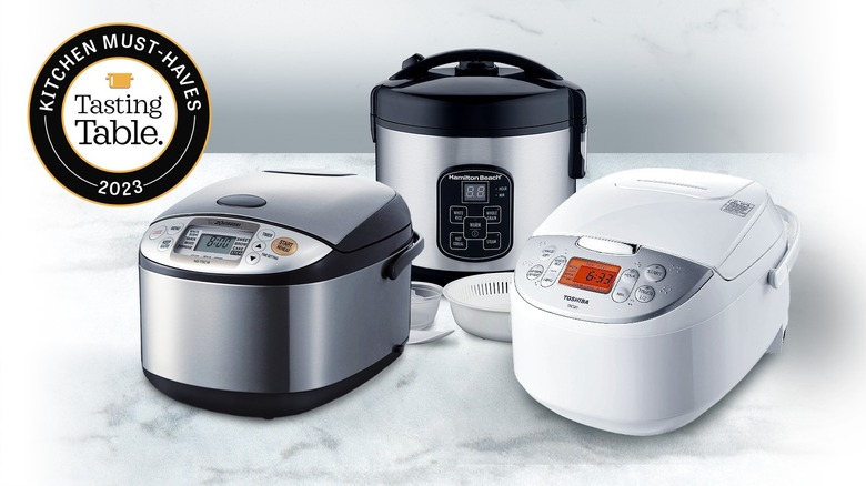 assorted rice cookers