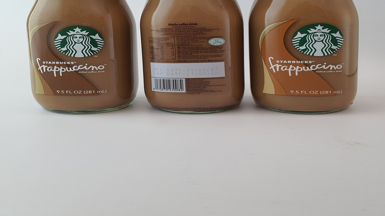 Starbucks bottled Frappucino flavors