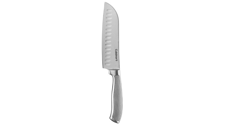 A Cuisinart Graphix Collection 7-Inch Santoku Knife on a white background