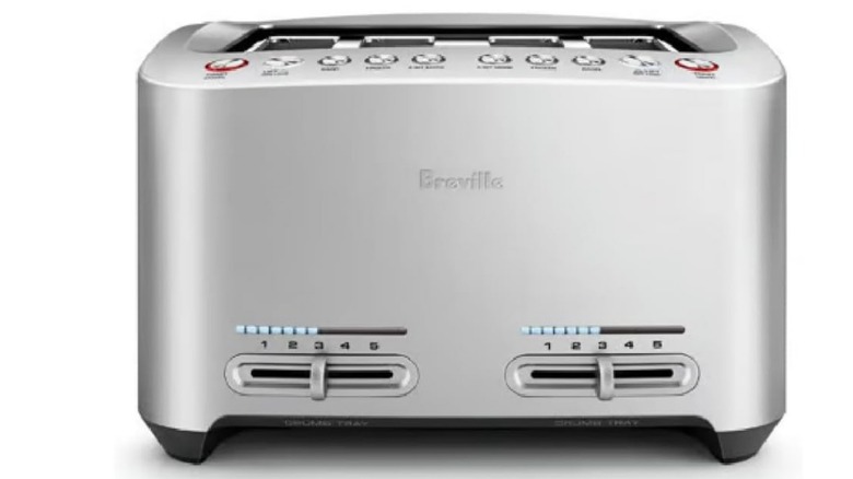 A Breville Die-Cast Smart 4-Slice Toaster