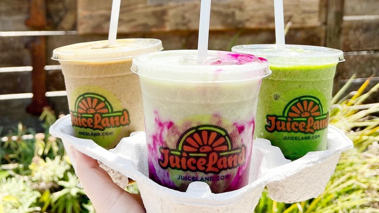 Three JuiceLand Smoothies