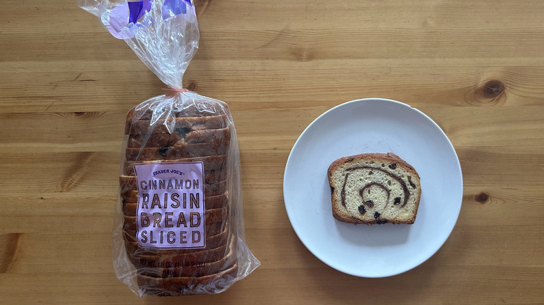 TJ's cinnamon raisin sliced bread