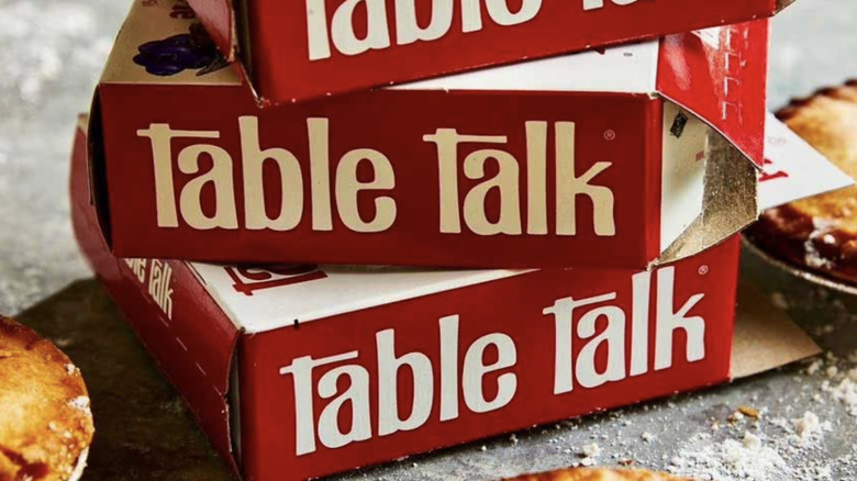 display of Table Talk boxes